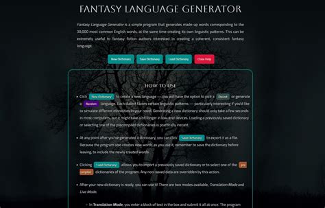 gerador de vulgos|A Fantasy Language Generator: Vulgarlang 